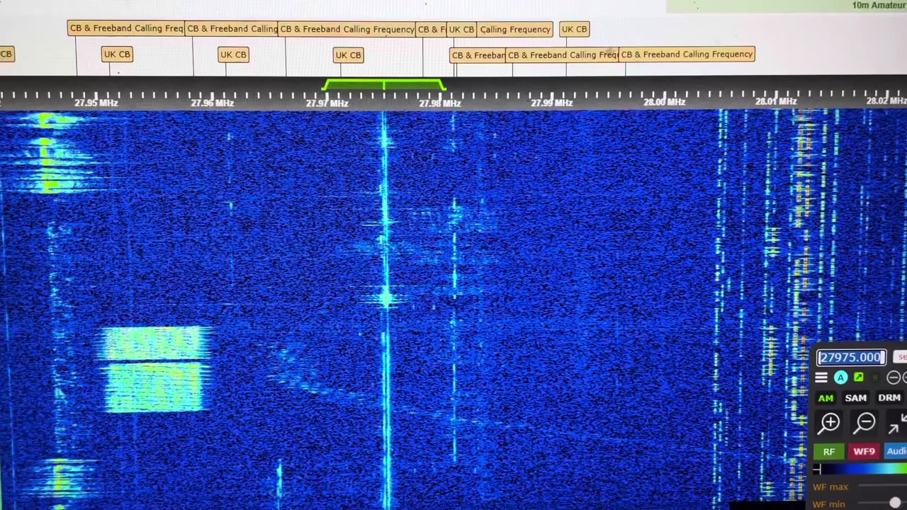 27.925 MHz FM - Russian Taxi Radio Dispatch QRM UK FM CB 27.92125 MHz FM [G8JNJ SDR 12 01 2023