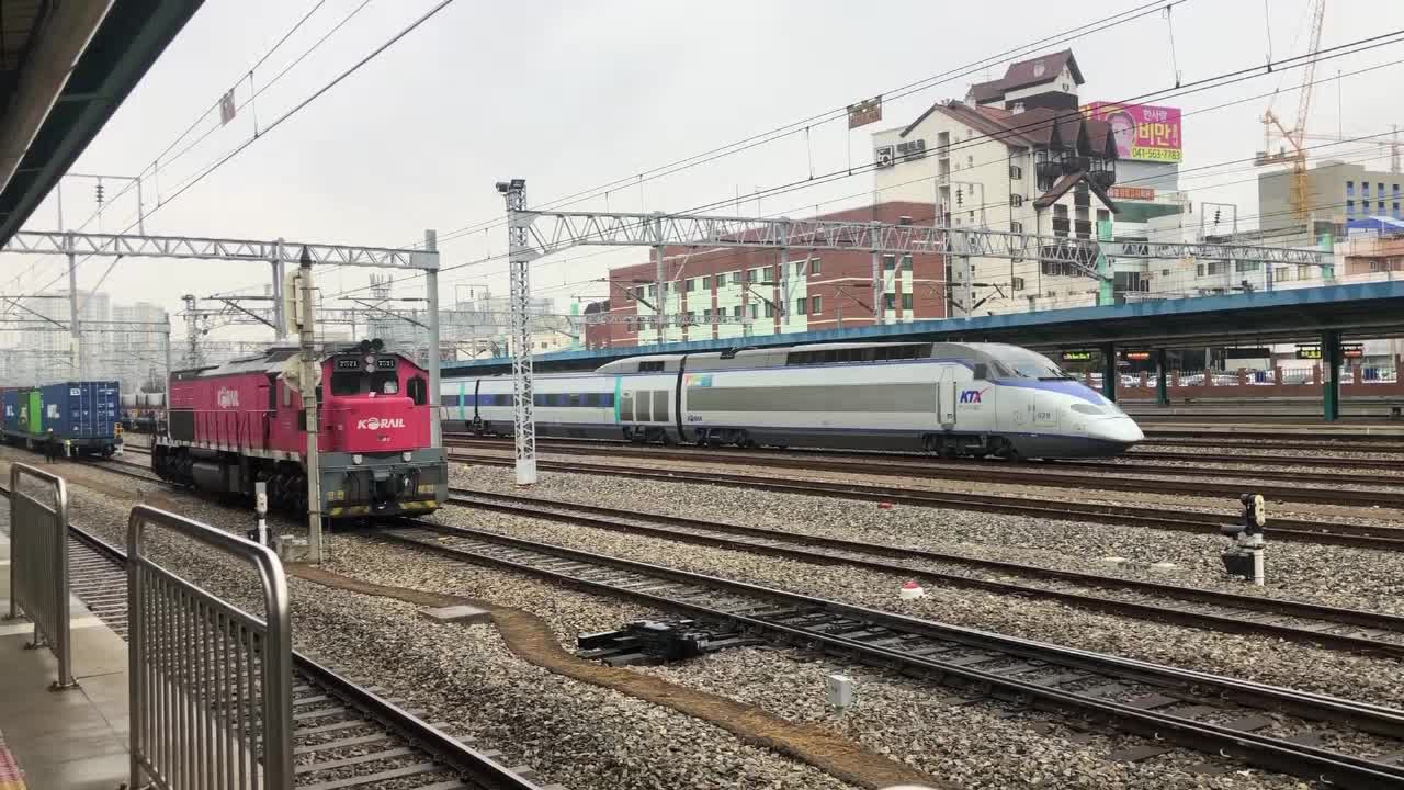 Korail Diesel locomotive in South Korea