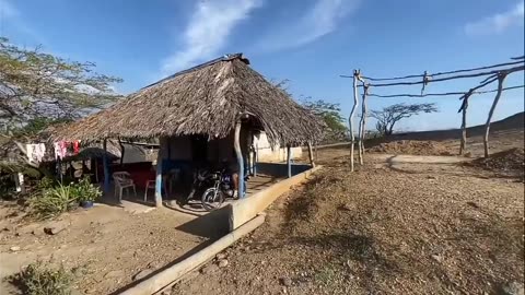 Mud volcano with sexy girl