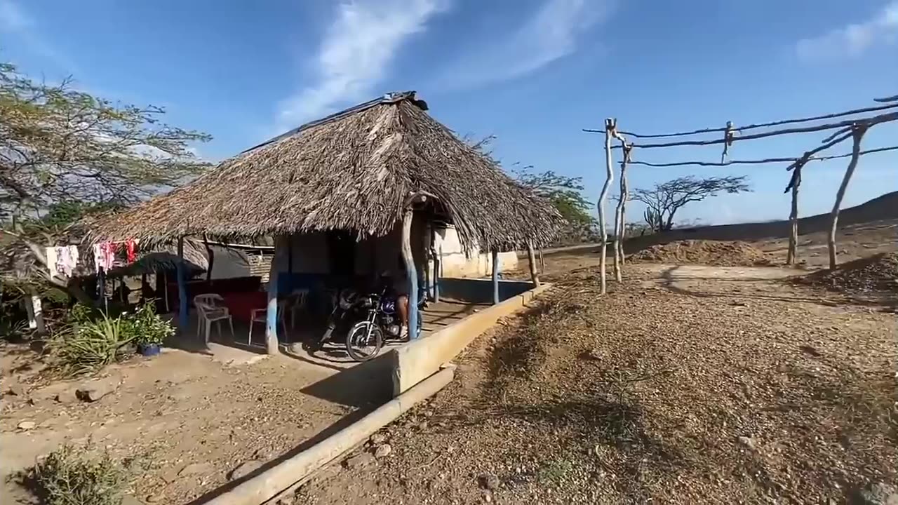 Mud volcano with sexy girl