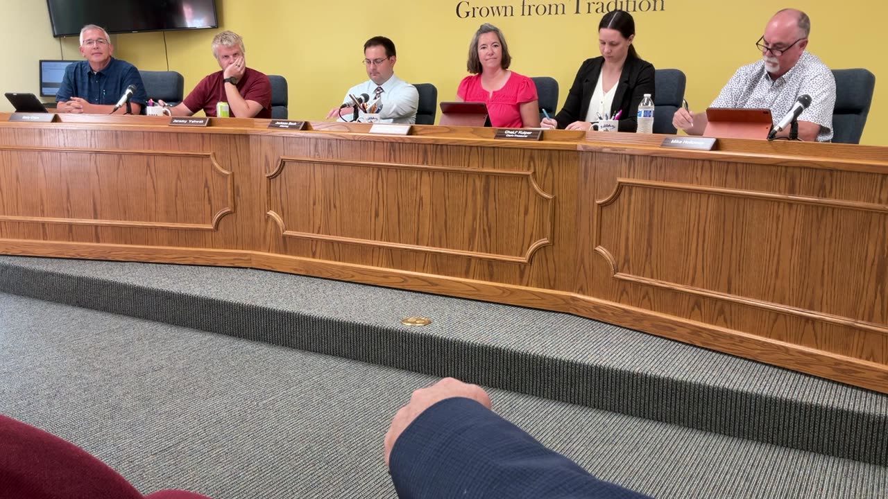 Middlebury Town Council 9/16/24 - Lift Station Funds | Water Dept Questions