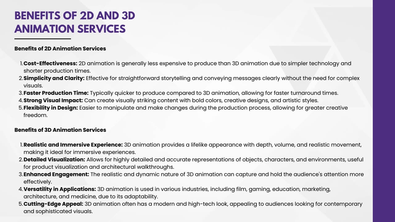 2D and 3D Animation Services: An Overview of Our Offerings and Capabilities