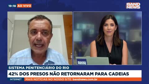 42% dos presos não retornaram para cadeias