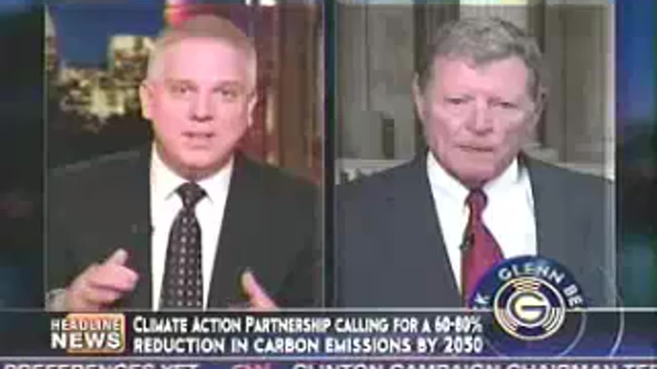 2009, Inhofe Talks With Glenn Beck About Climate Tax (6.51, )