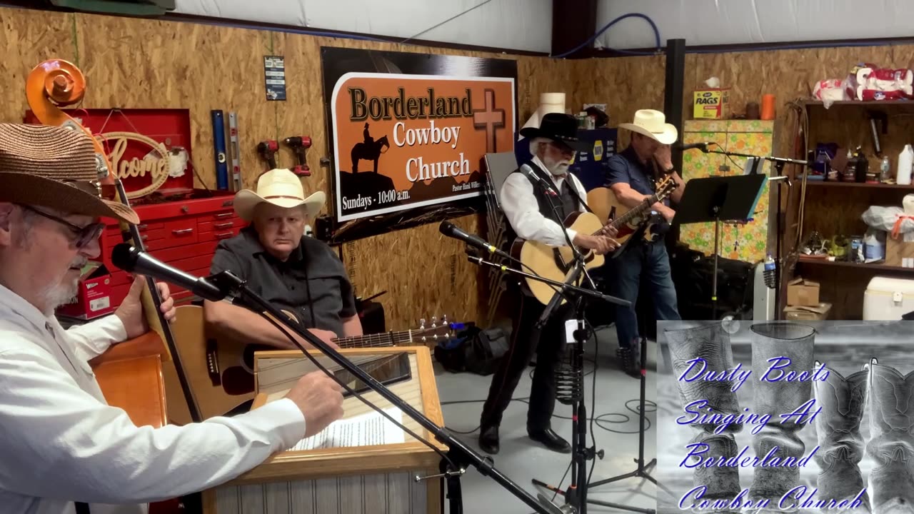 Dusty Boots Singing At Borderland Cowboy Church