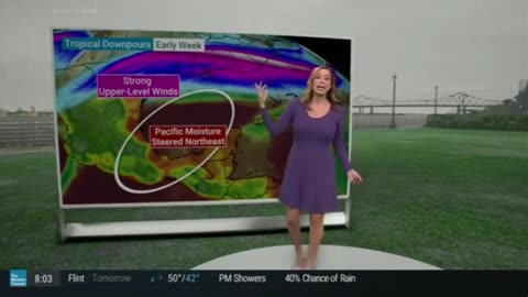 Weather Channel's Hot Stephanie Abrams On 100923