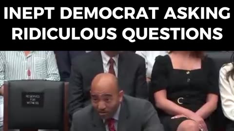 Democrats are not sending their Best for these Hearings...