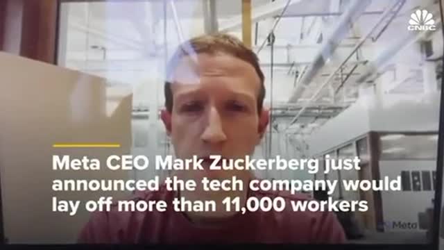 Mark Zuckerberg's video of META layoffs has been leaked