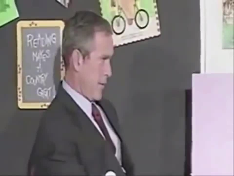 Bush on The Morning of 9/11 at a School