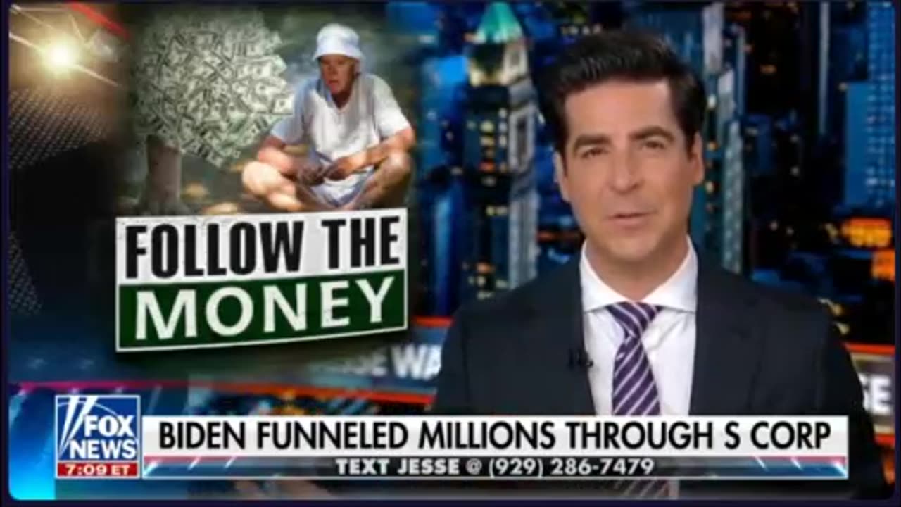 BIDEN CRIME FAMILY - FOLLOW the MONEY - Jesse Watters FULLY EXPOSES the TRUTH