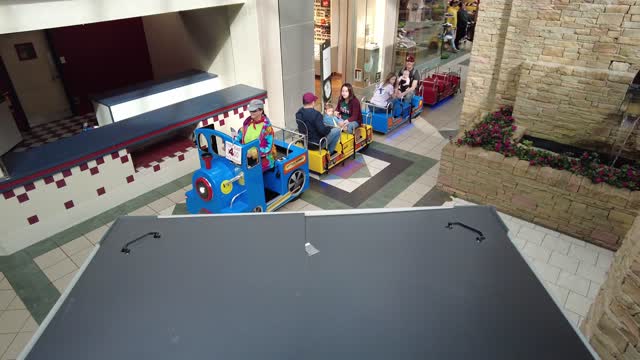 A EPIC Shot Of The Mall Train At Valley Hills Mall 4-2-22