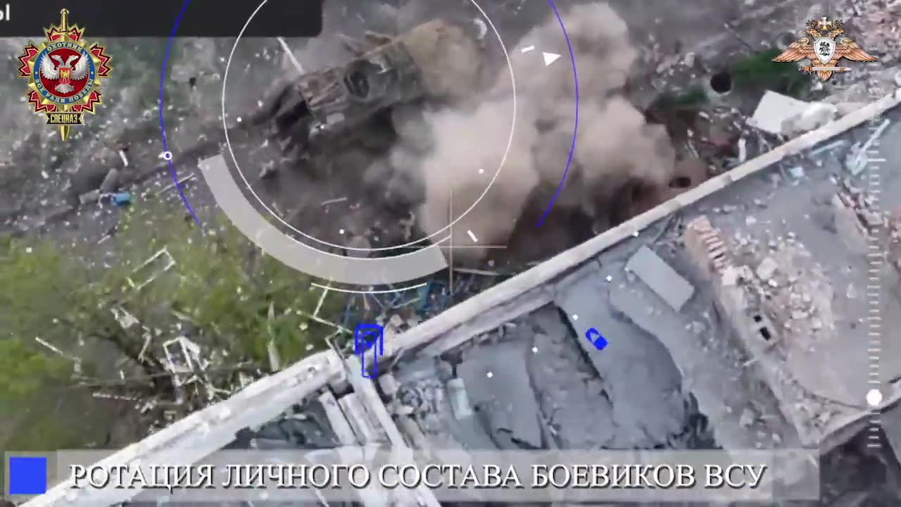 Russian drone catches a Ukrainian rotation attempt│WarMonitor