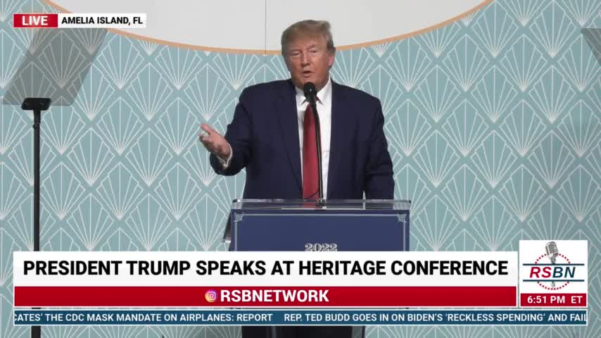 (Full Speech) President Trump Speaks at Heritage’s Annual Leadership Conference in Amelia Island, FL