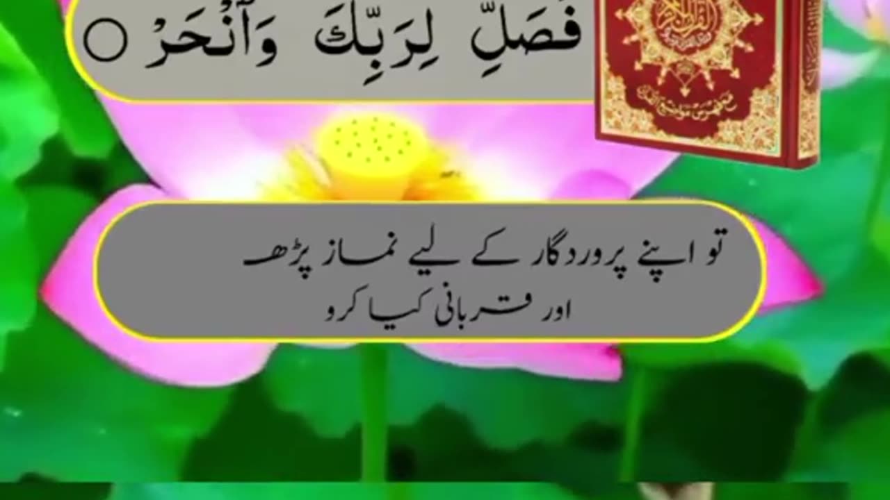 Surah Al Kausar with urdu Translation