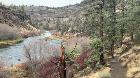 Central Oregon – Steelhead Falls – Beautiful High Desert Trail – 4K