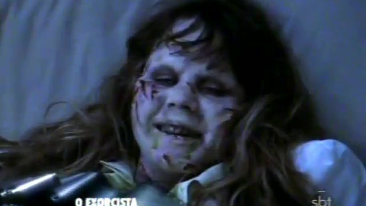 Cenas do filme " O Exorcista" pelo SBT