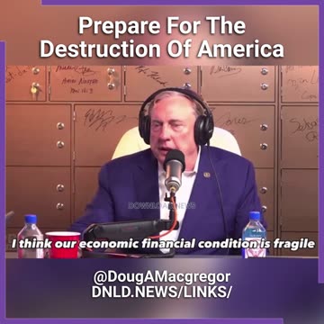 Colonel Douglas Macgregor: America Could Implode Before The 2024 Election - 7/1/23