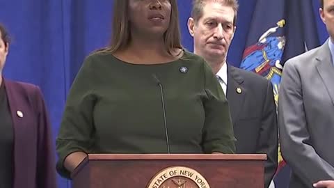 #NewYork Attorney General Letitia James announces