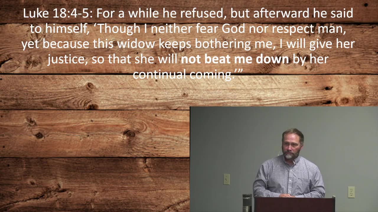 The Red Letters Series Part34 Luke 18:1-21