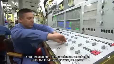 They scare with a nuclear stick. Russian propaganda published footage of nuclear ballistic missile