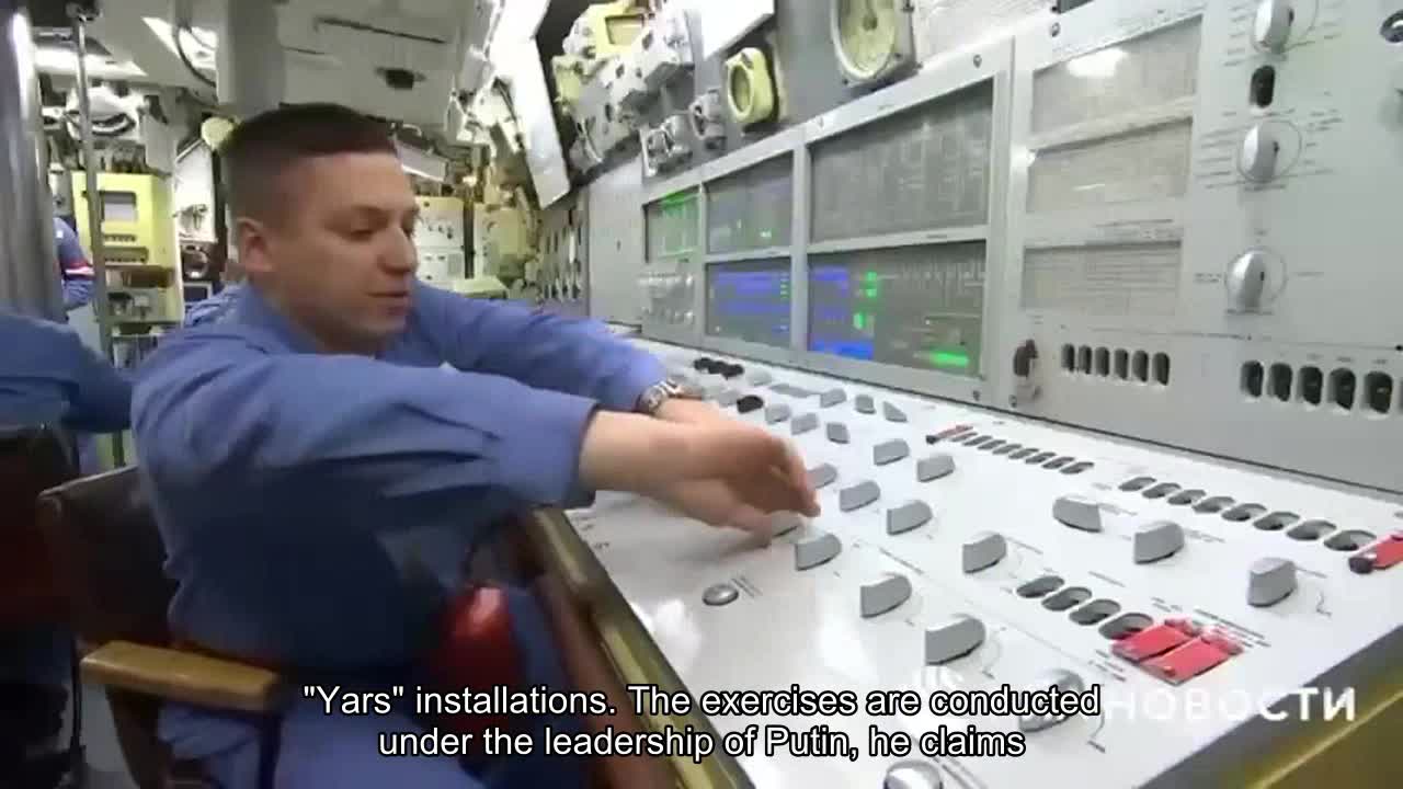 They scare with a nuclear stick. Russian propaganda published footage of nuclear ballistic missile
