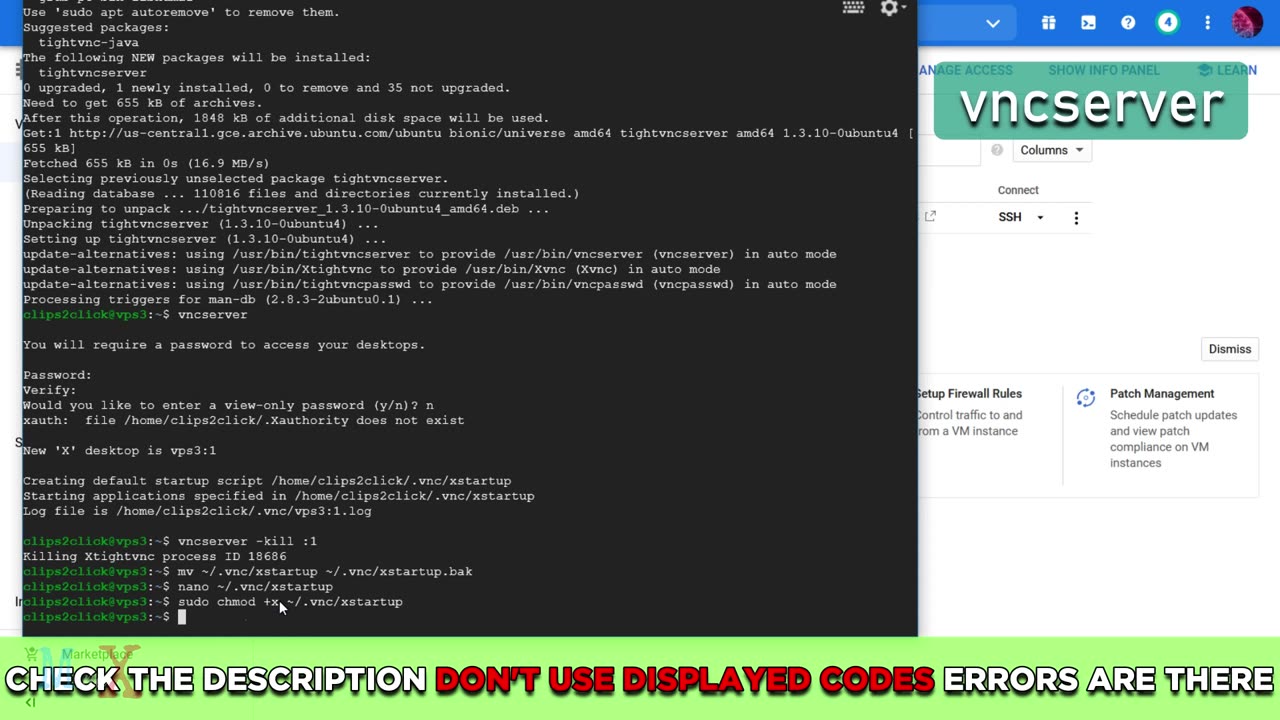 Free VPS 2021 for Lifetime 24/7 with RDP 🔥- Install VNC Viewer Ubuntu on GCP Free Tier 💯