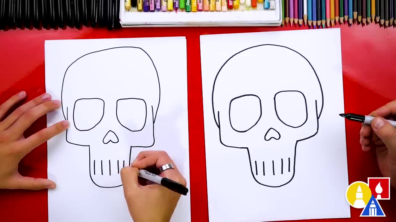 How To Draw A Skull Emoji