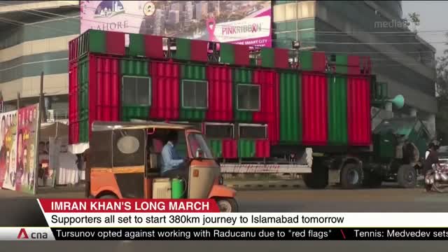 Ex-Pakistan PM Imran Khan and his supporters to march 380km from Lahore to capital Islamabad