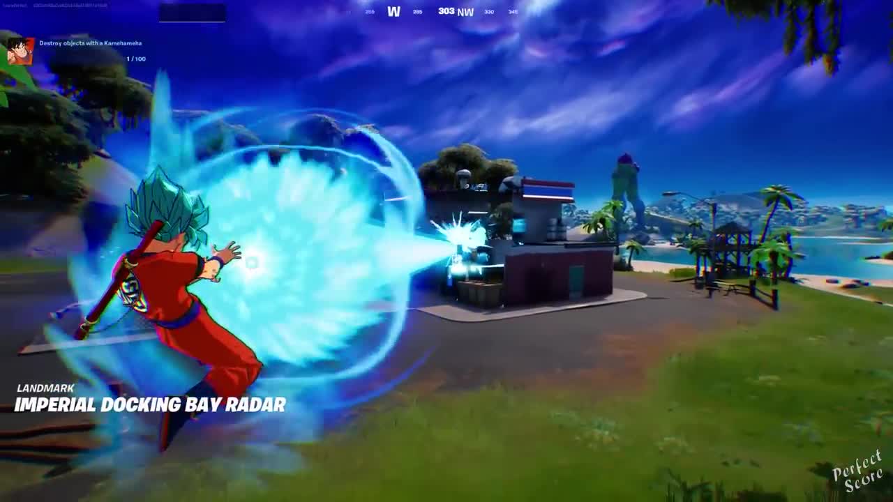 NEW Kamehameha & Nimbus Cloud Mythic Weapons and Bulma NPC in Fortnite!