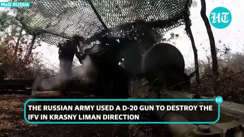 Putin's Men Bomb Another U.S.-made Bradley; Watch Russian Artillery Wreak Havoc In Ukraine