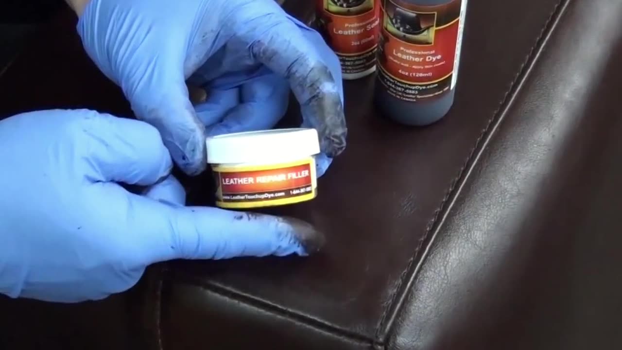 Repair peeling leather, quick and simple techniques.