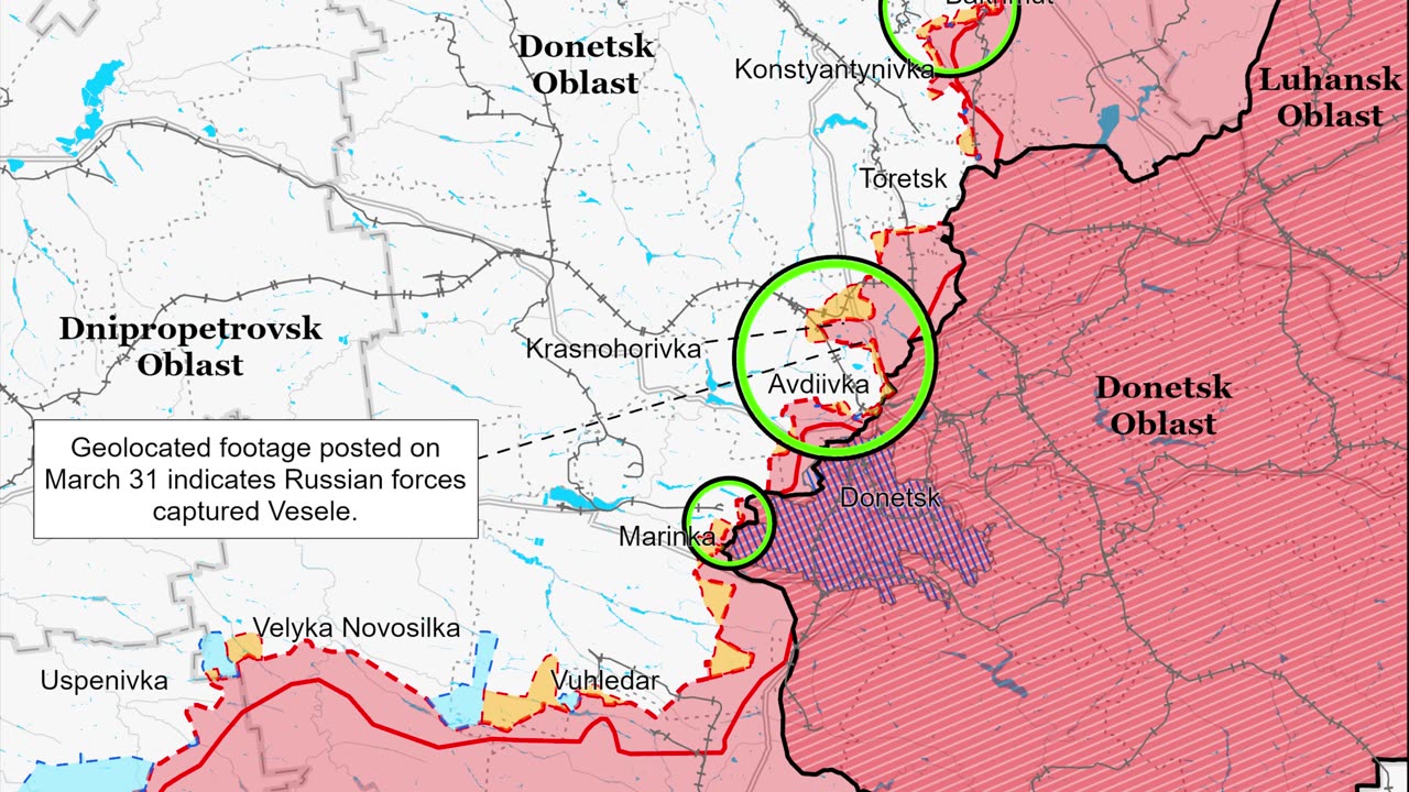 Wagner Group fighters made further advances in central Bakhmut Update Apr 3