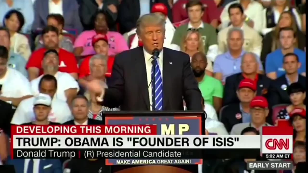 💥 Obama Is The Founder Of ISIS - 2016 Trump Rally