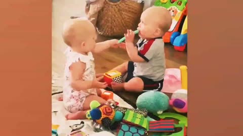 Babies and animal funny video 😂😂