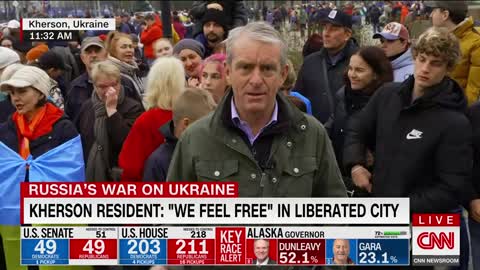 CNN on the ground as Kherson celebrates liberation