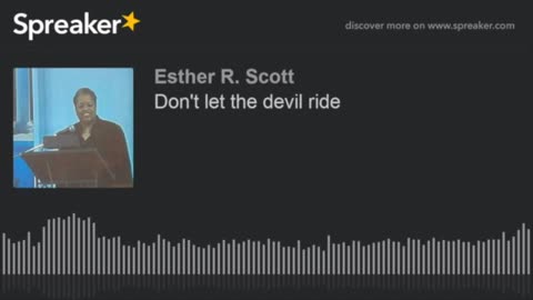 Don't let the devil ride.