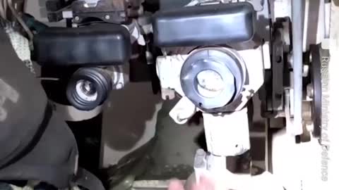 Russian artillery in action