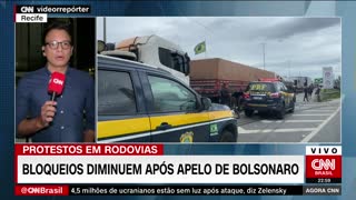 Bloqueios diminuem após apelo de Bolsonaro