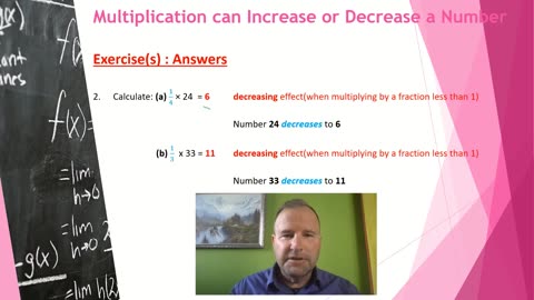 Multiplication can Increase or Decrease Numbers Part 2 Exercises