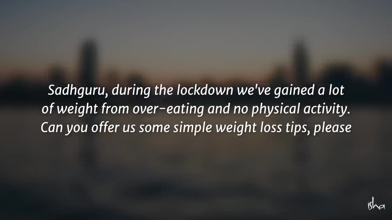 How to Lose Weight