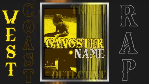 GANGSTER NAME - WEST COAST RAP - FROM FINLAND!