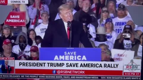 DJT closing remarks at Conroe rally