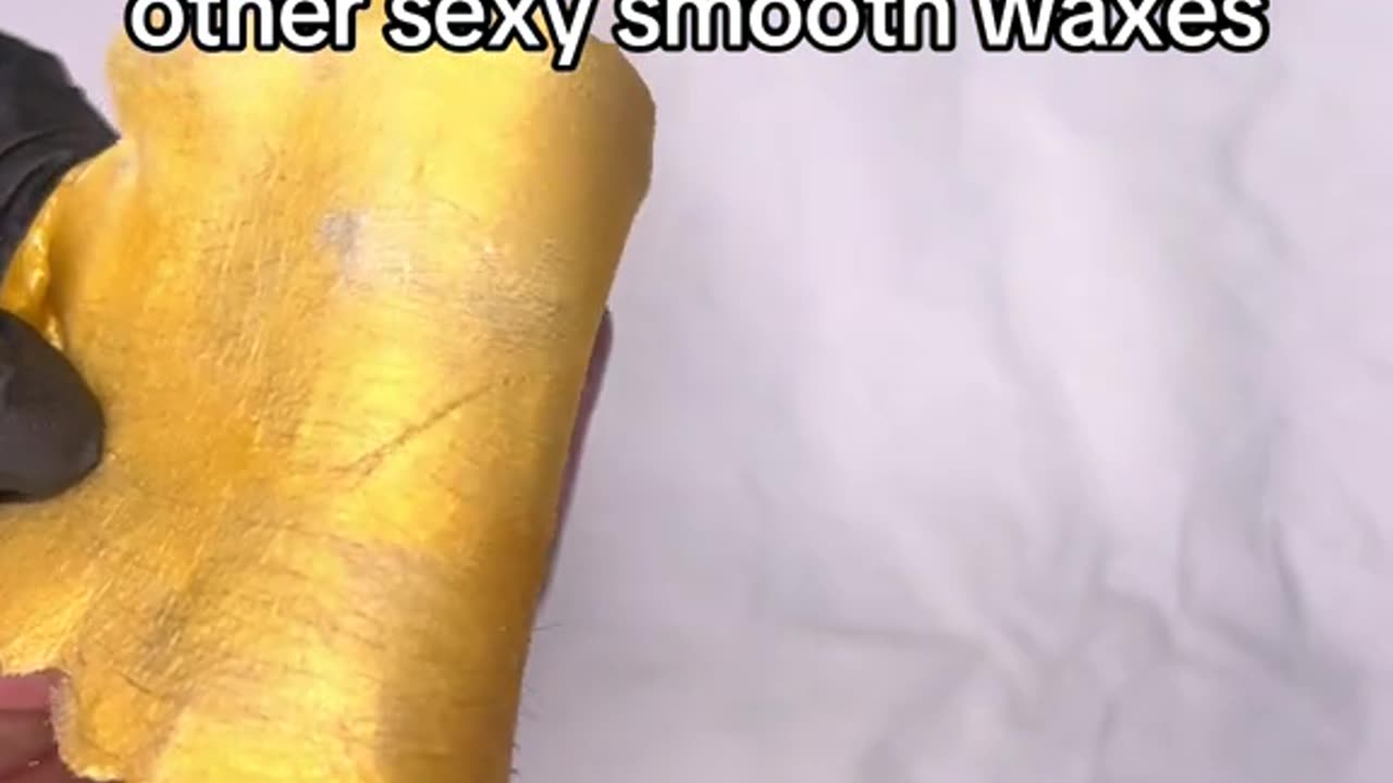 Hand Waxing Using Sexy Smooth Golden Allure Hard Wax by @Valmariibeautybar