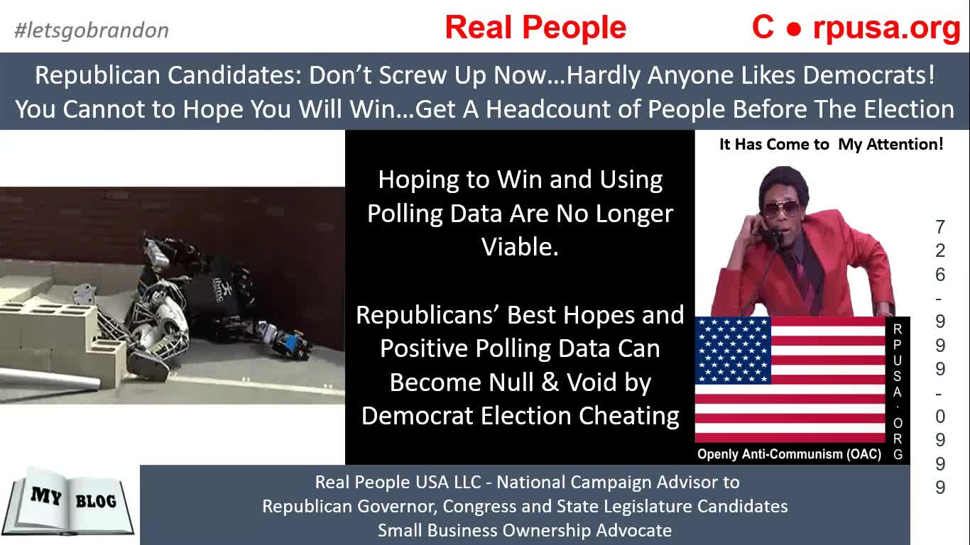 Republicans: Get a Voter Precount Before Primary and General Elections