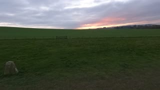 Sunset at Avebury