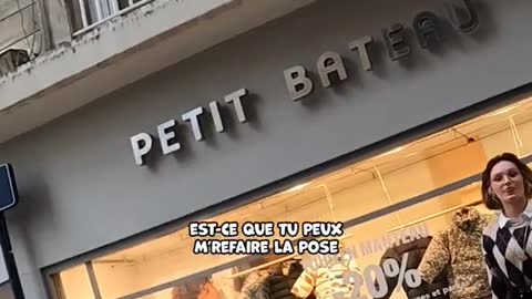 Je suis tombé sur un modèle pro et son amie dans la rue ! (Instagram 👉 beenyvd)