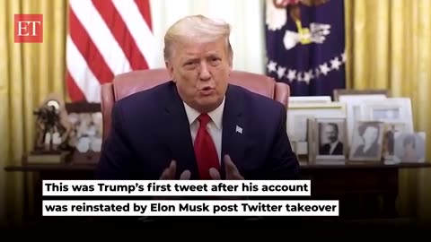 Donald Trump back on Twitter #trending #viraldonaldtrumpvideo