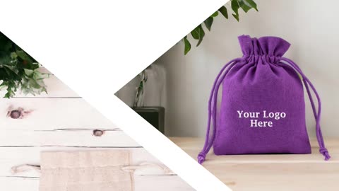 Eco-Friendly Custom Cotton Drawstring Pouches