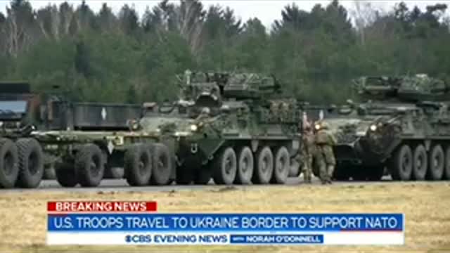 Us troop travel to Ukraine border to support nato