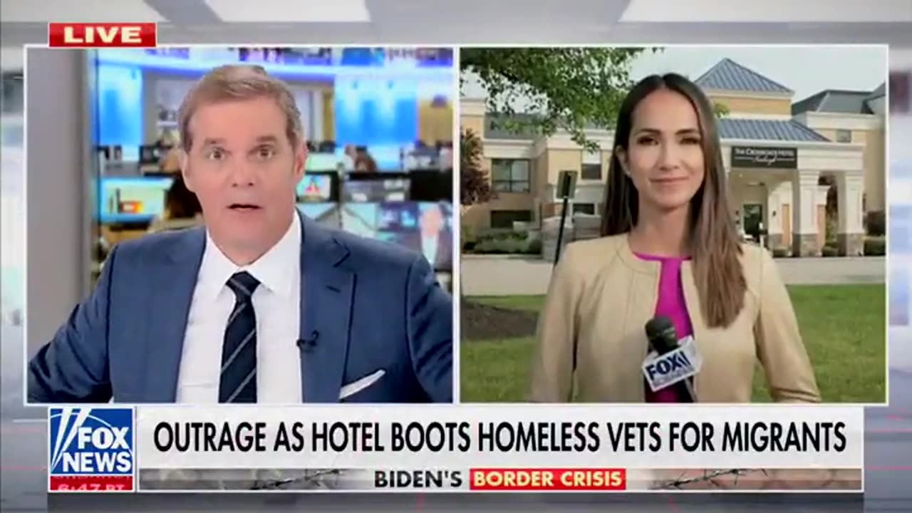 Hotel evicts homeless veterans to accommodate "asylum seekers."